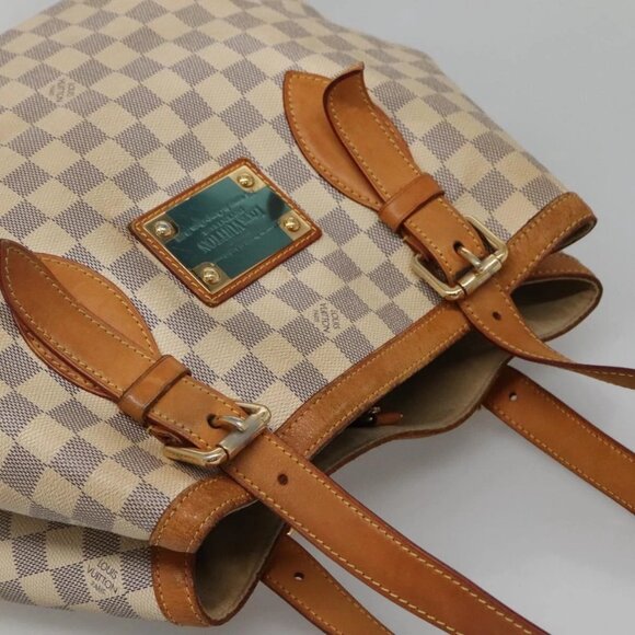 LOUIS VUITTON Damier Azur Hampstead MM Tote Bag - Picture 8 of 15